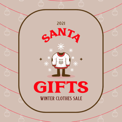 Thrift Store Logo Maker With a Xmas Theme