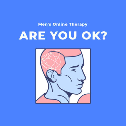 Logo Maker for a Men's Online Therapy Program