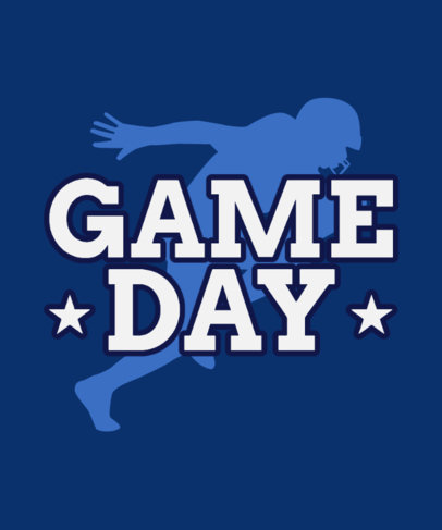 Football-Themed T-Shirt Design Creator for The Big Game Weekend