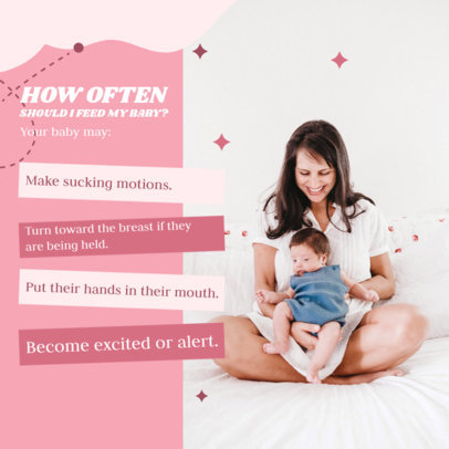 Instagram Post Design Maker With Useful Info About Breastfeeding