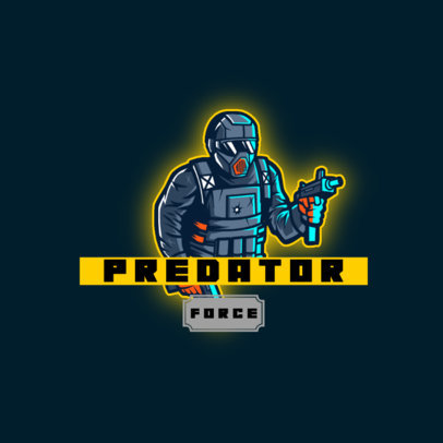 Airsoft Team Logo Template