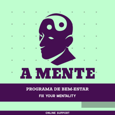 Podcast Cover Generator for a Men's Mental Wellness Program