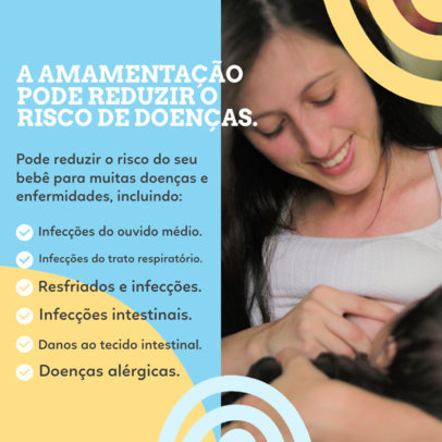 Instagram Post Creator with Maternity Advice on Chestfeeding