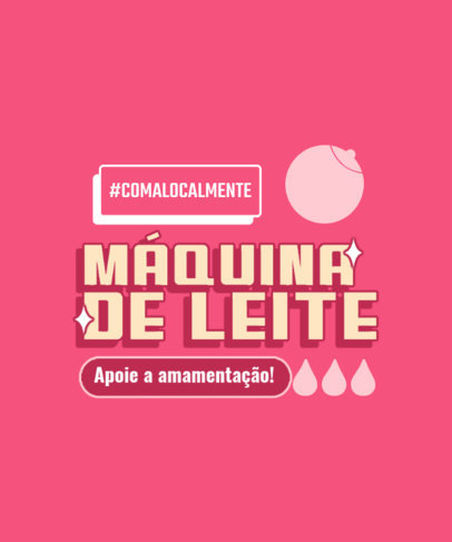 T-Shirt Design Generator for Breastfeeding Moms