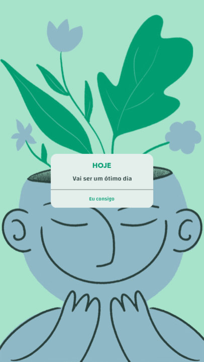 Instagram Story Template with a Positive Reminder