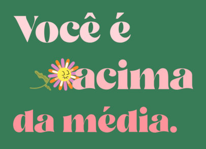 Greeting Card Generator With a Flower Clipart and an Anti-Valentine’s Day-Themed Quote