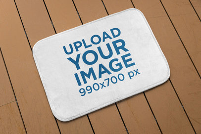 Mockup of a Bathmat Over Stave Floor m19113