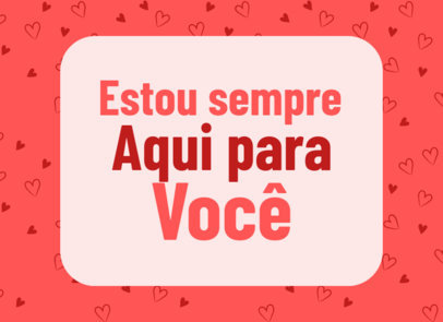 Romantic Greeting Card Maker with a Valentine's Day Message