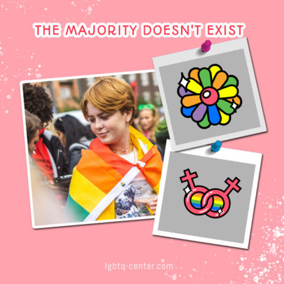 Instagram Post Template for an LGBTQ Nonprofit Organization 4870