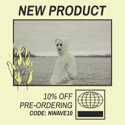 Instagram Post Design Maker Featuring a Trap Aesthetic