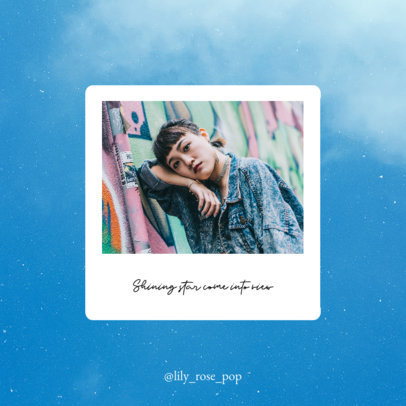 Instagram Post Generator with Instant Photo-Style Frames for Fashion Carousels