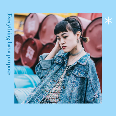 Instagram Post Maker for an Urban Apparel Photoshoot Carousel