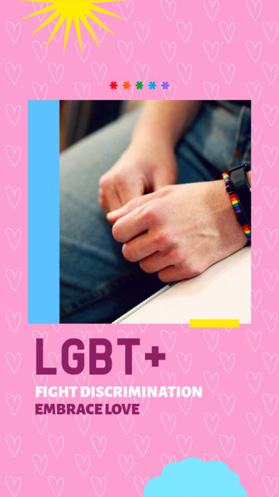 Facebook Story Generator for an LGBT NGO