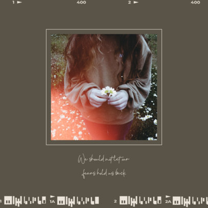 Instagram Post Creator for a Carousel with Emotional Quotes