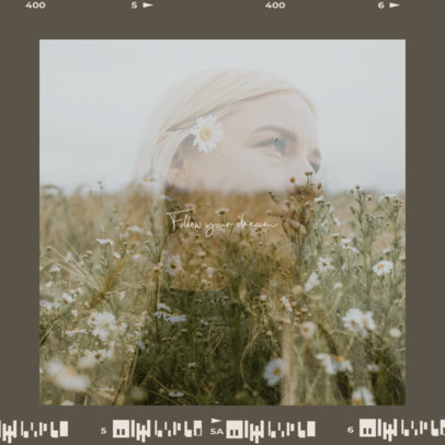 Instagram Post Creator for a Carousel with Empowering Quotes