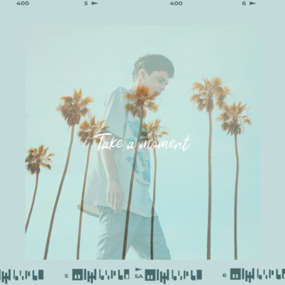 Instagram Post Creator for a Photo Carousel with Mindful Quotes