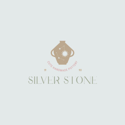 Online Logo Maker for an Artisanal Pottery Store