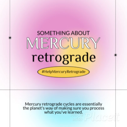 Instagram Post Video Maker Featuring an Astrology Theme 4476