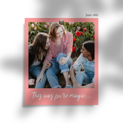 Instagram Post Generator for a Girl-Squad Photoshoot Carousel