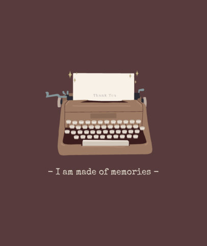 Tote Bag Design Maker with Dark Academia Aesthetic for a Writer