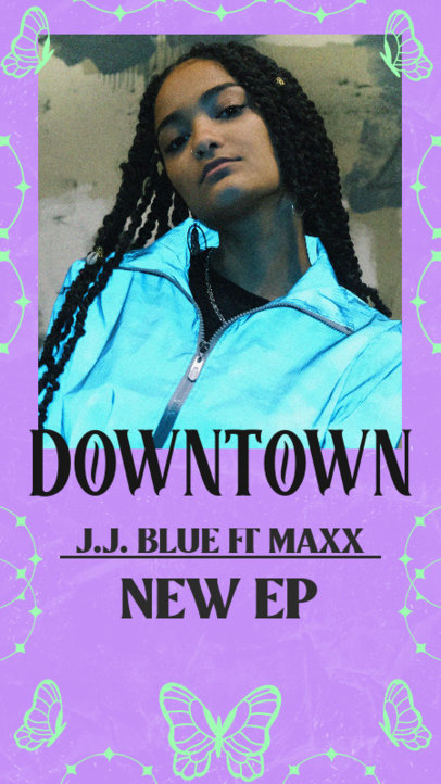 Instagram Story Design Maker to Promote a Rapper's New EP  4310j