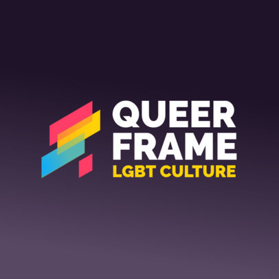 Logo Generator with an Abstract Graphic for an LGBTQ NGO