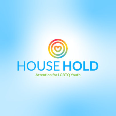Minimalistic Logo Maker for an NGO Helping LGBTQ Youth