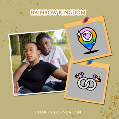 Instagram Post Generator for an LGBTQ Charity Organization 4870a
