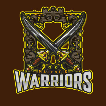 Gaming Logo Template Featuring New World-Inspired Graphics