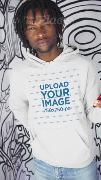 Anti-Valentine's-Themed Hoodie Video Featuring a Young Man