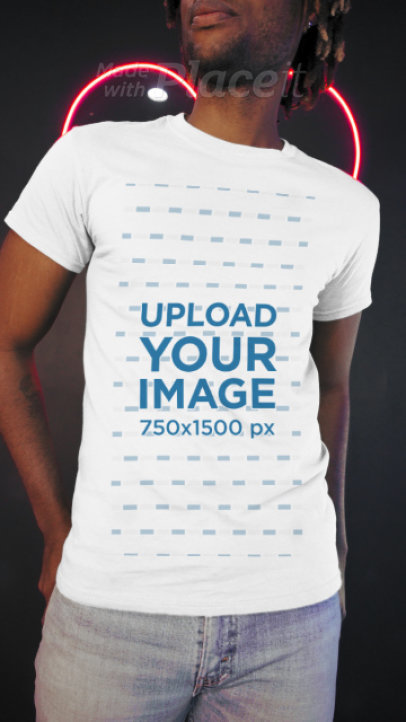 T-Shirt Video Featuring a Man Biting a Valentine’s Day Cookie 