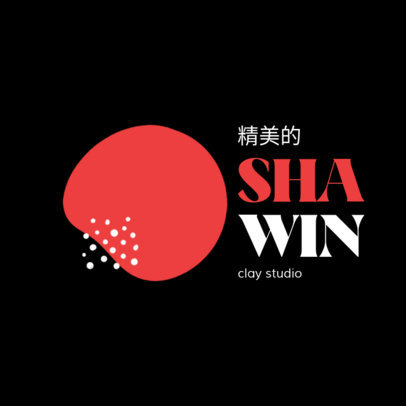 Abstract Logo Maker for a Pottery Studio