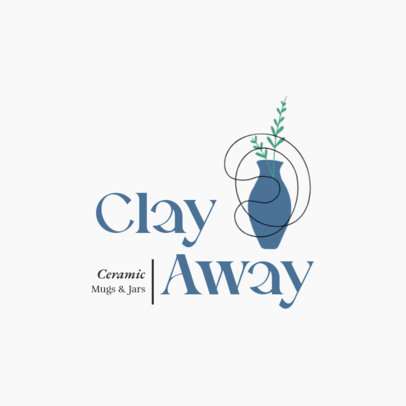 Artsy Logo Creator for a Ceramic Products Maker