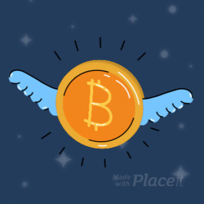 Instagram Post Video Maker Featuring a Bitcoin Animation 4469