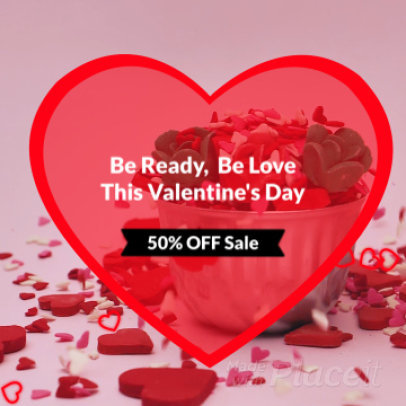 Instagram Post Video Generator for Valentine’s Day Deals