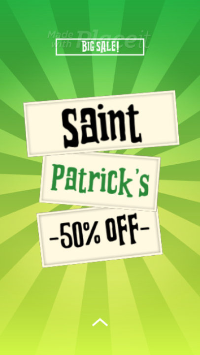 Instagram Story Video Maker for a Big St Patrick's Sale 