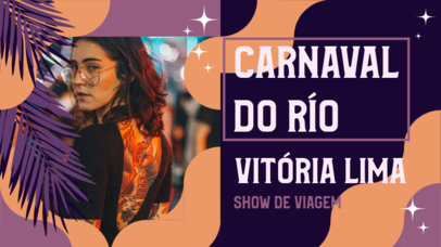 YouTube Thumbnail Design Maker for a Carnaval do Rio's Show