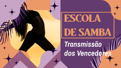 YouTube Thumbnail Design Generator for a Brazilian Bloco Featuring a Colorful Layout