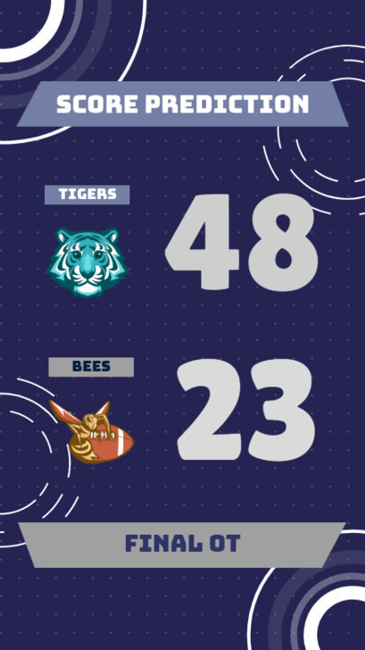 Instagram Story Maker with a Score Predictor Featuring Bold Numbers 4348e