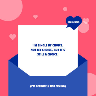 Valentine's Day-Themed Instagram Post Generator with a Silly Quote