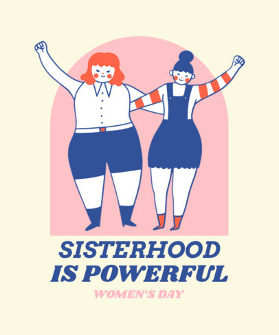 Feminist T-Shirt Design Maker With Quotes and Illustrations of Powerful Women