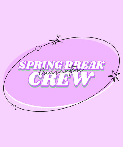 T-Shirt Design Maker Featuring a Spring Theme and Cool Typography 3356p-4378b