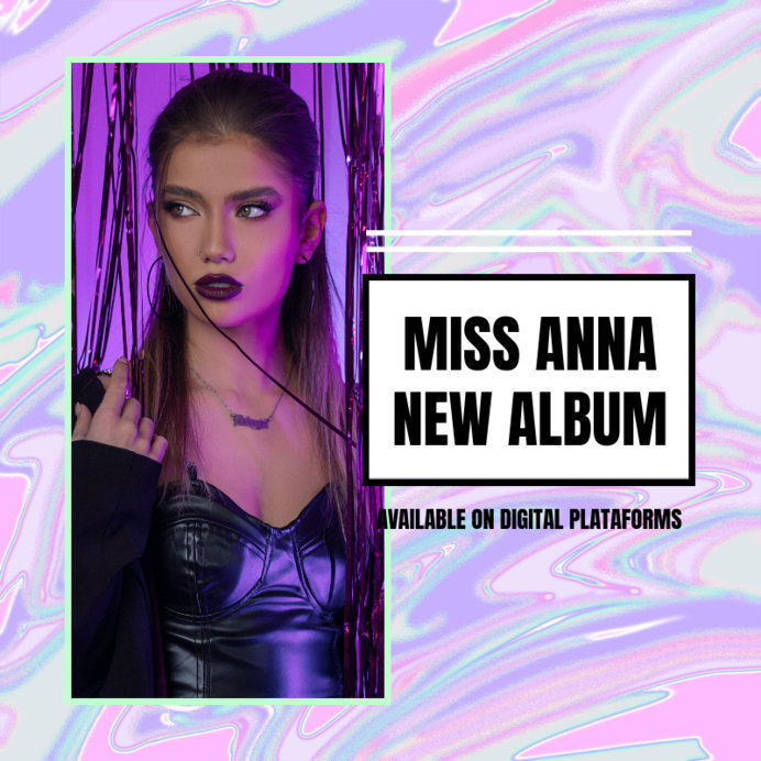 Placeit - Instagram Post Creator for a Pop Singer's New Album Featuring ...