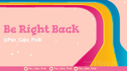 Twitch Screen Video Maker Featuring LGBTQ Pride Colors and a Bold Typography 4631