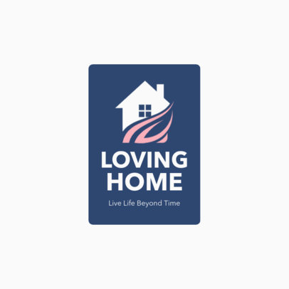 Logo Creator with a House Graphic for an Assisted Living Residence