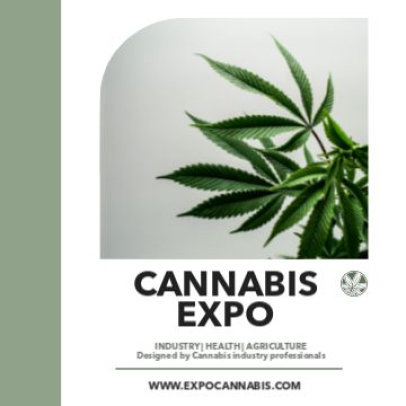 Instagram Post Video Maker for a Cannabis Expo Featuring Simple Animations