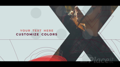 Slideshow Video Generator Featuring Abstract Typographic Effects 3367-el1