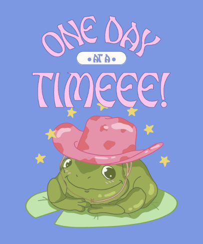 T-Shirt Design Generator Featuring Fantasy Frog Illustrations