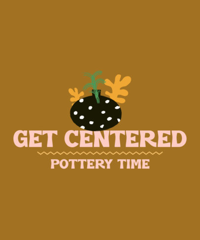 Illustrated T-Shirt Design Generator for Pottery Designers