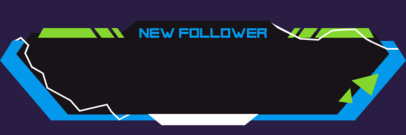Twitch Alert Maker for Gaming Streamers Featuring a Futuristic Aesthetic